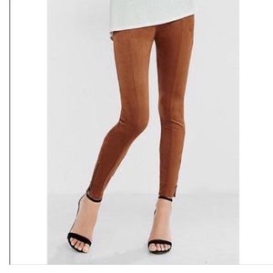 Express suede leggings